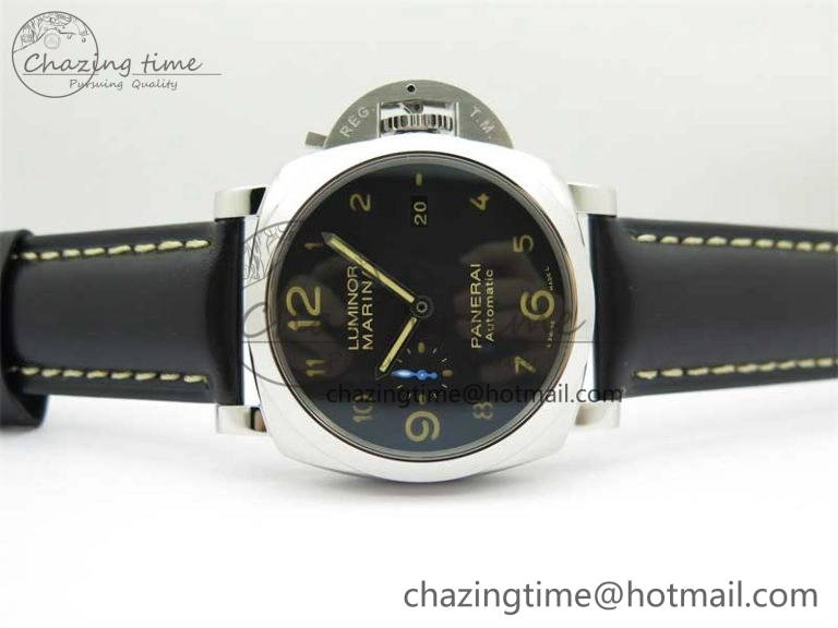 PAM1359 W TTF 1:1 Best Edition on Black Leather Strap P Flexible 8366