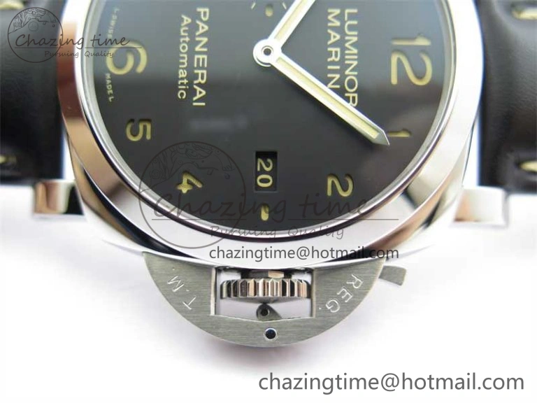 PAM1359 W TTF 1:1 Best Edition on Black Leather Strap P Flexible 8366