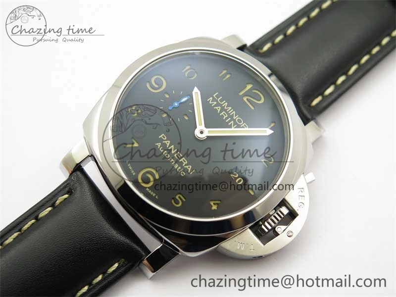 PAM1359 W TTF 1:1 Best Edition on Black Leather Strap P Flexible 8366