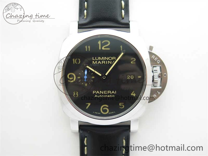 PAM1359 W TTF 1:1 Best Edition on Black Leather Strap P Flexible 8366
