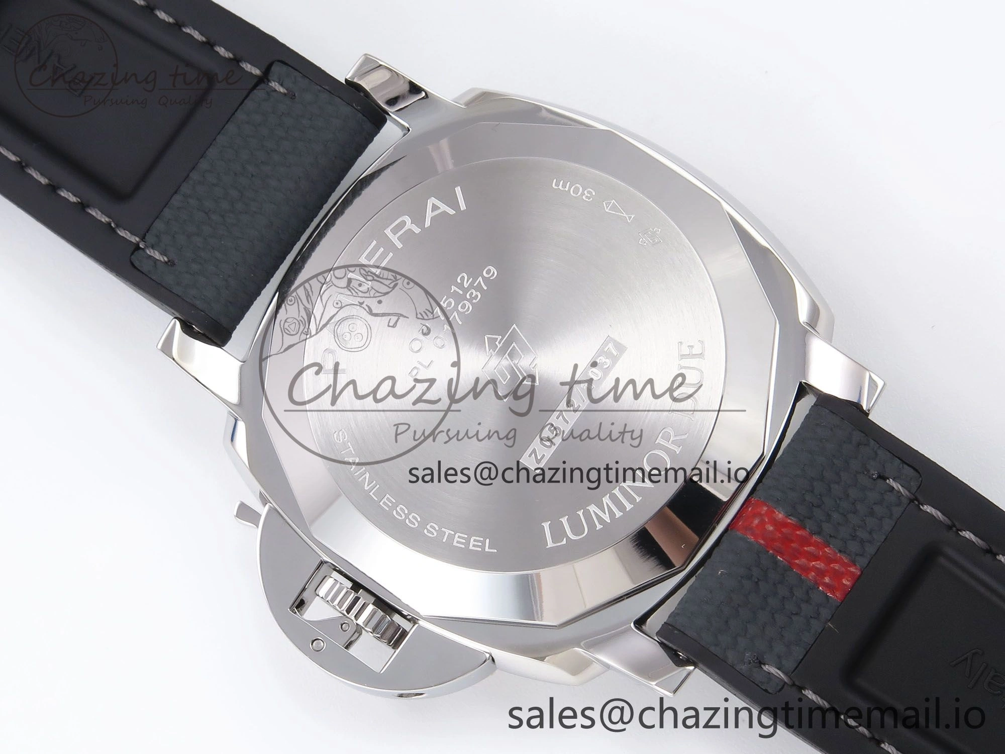 PAM1381 Luna Rossa Submersible VSF 1:1 Best Edition on Gray Fabric Strap P Modern 8300