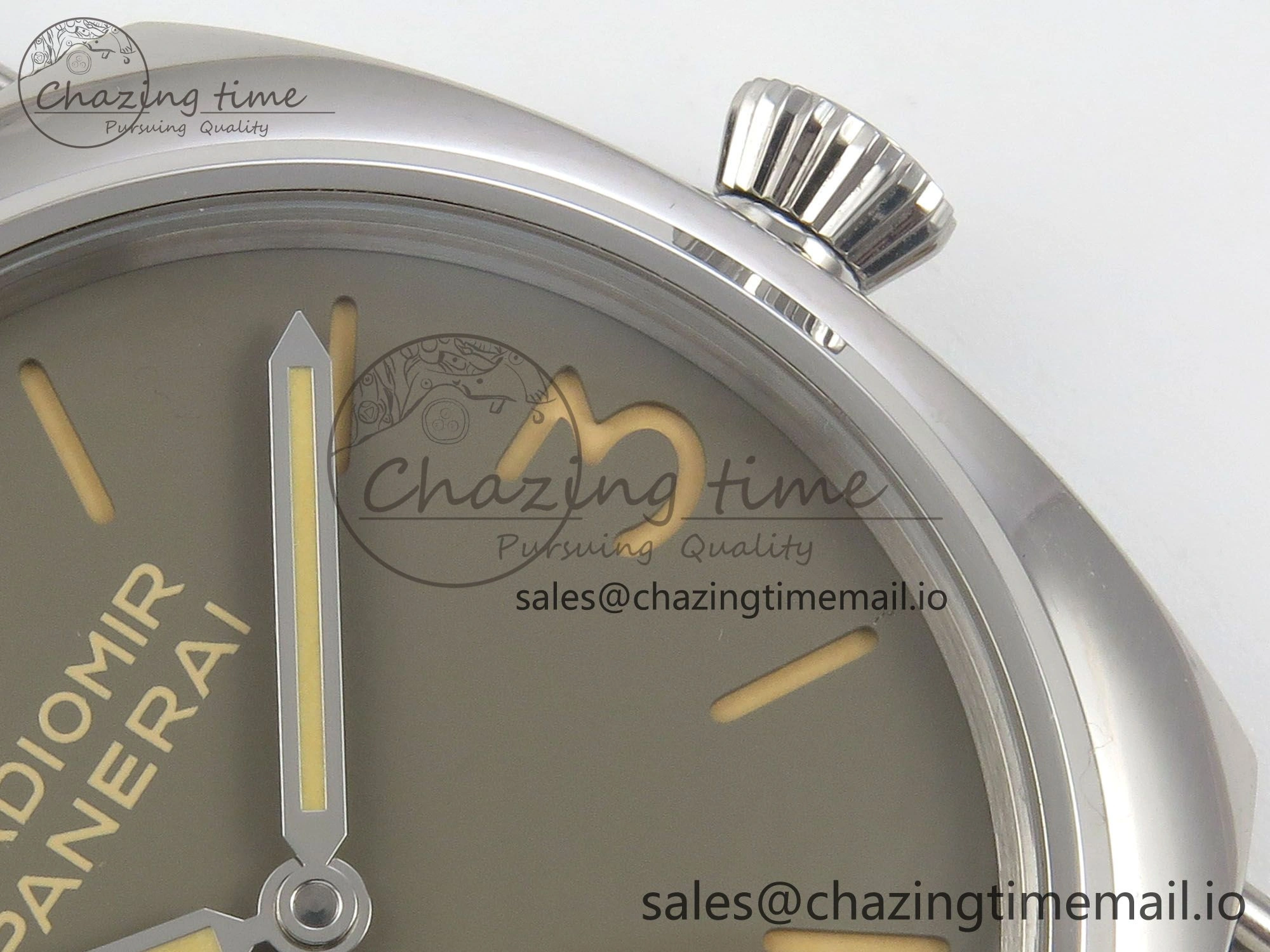 Sporty PAM1384 HWF 1:1 Best Edition Gray Dial On Brown ASSO Leather Strap A 8297