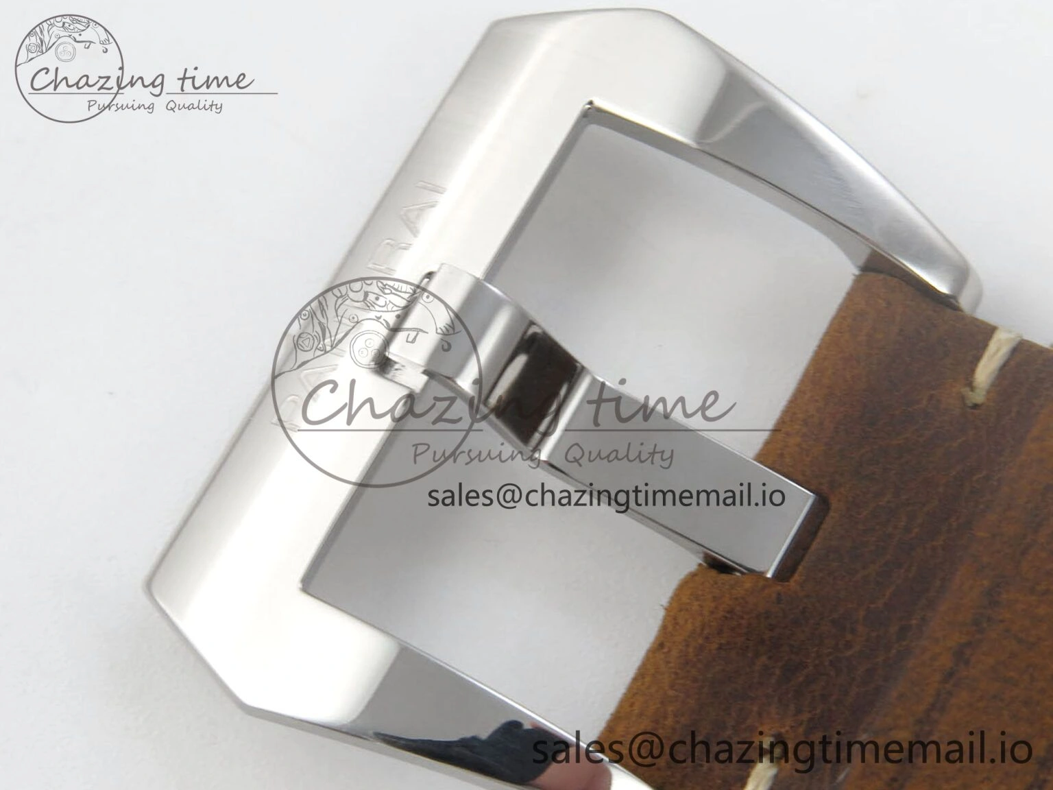 Sporty PAM1384 HWF 1:1 Best Edition Gray Dial On Brown ASSO Leather Strap A 8297