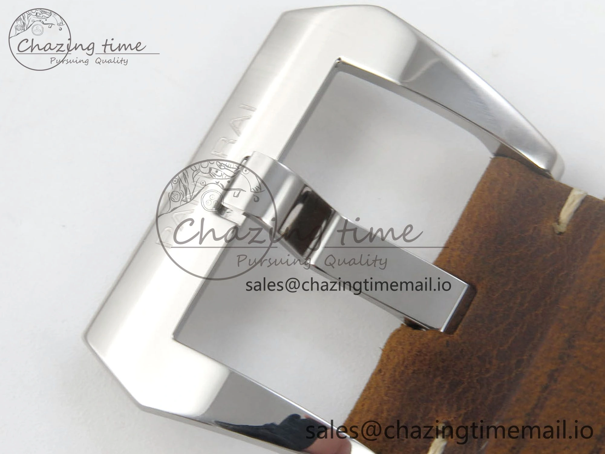 Sporty PAM1384 HWF 1:1 Best Edition Gray Dial On Brown ASSO Leather Strap A 8297