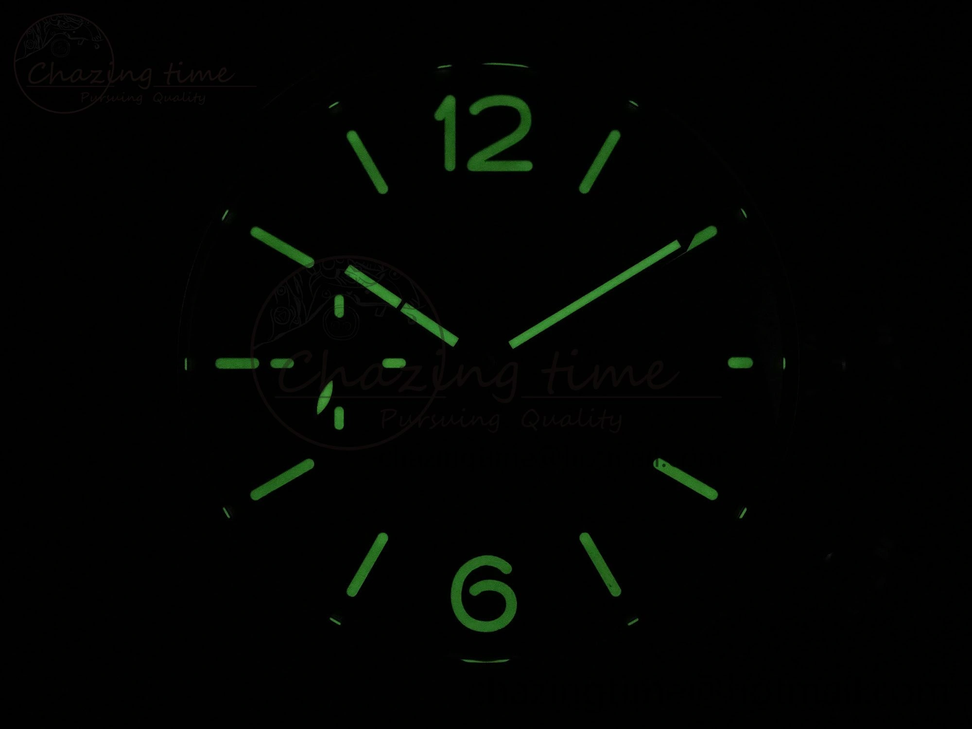 PAM1386 Radiomir 40mm VSF 1:1 Best Edition Green Dial on Brown Leather Strap P Neat 8315