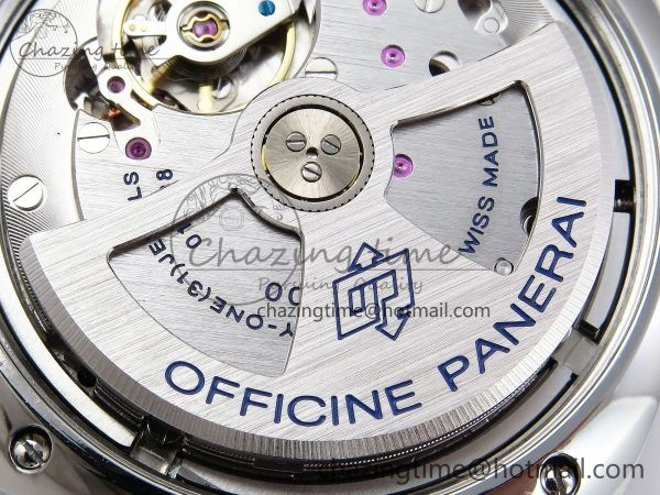 PAM1386 Radiomir 40mm VSF 1:1 Best Edition Green Dial on Brown Leather Strap P Neat 8315