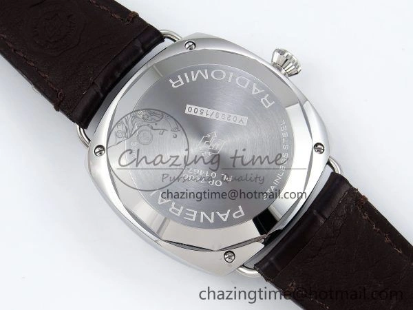 PAM1386 Radiomir 40mm VSF 1:1 Best Edition Green Dial on Brown Leather Strap P Neat 8315