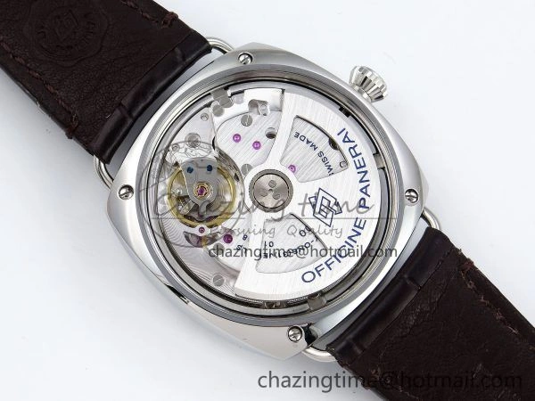 PAM1386 Radiomir 40mm VSF 1:1 Best Edition Green Dial on Brown Leather Strap P Neat 8315