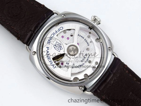 PAM1386 Radiomir 40mm VSF 1:1 Best Edition Green Dial on Brown Leather Strap P Neat 8315