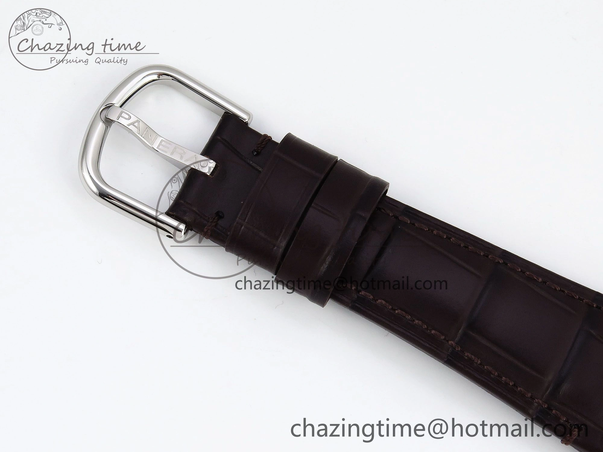 PAM1386 Radiomir 40mm VSF 1:1 Best Edition Green Dial on Brown Leather Strap P Neat 8315
