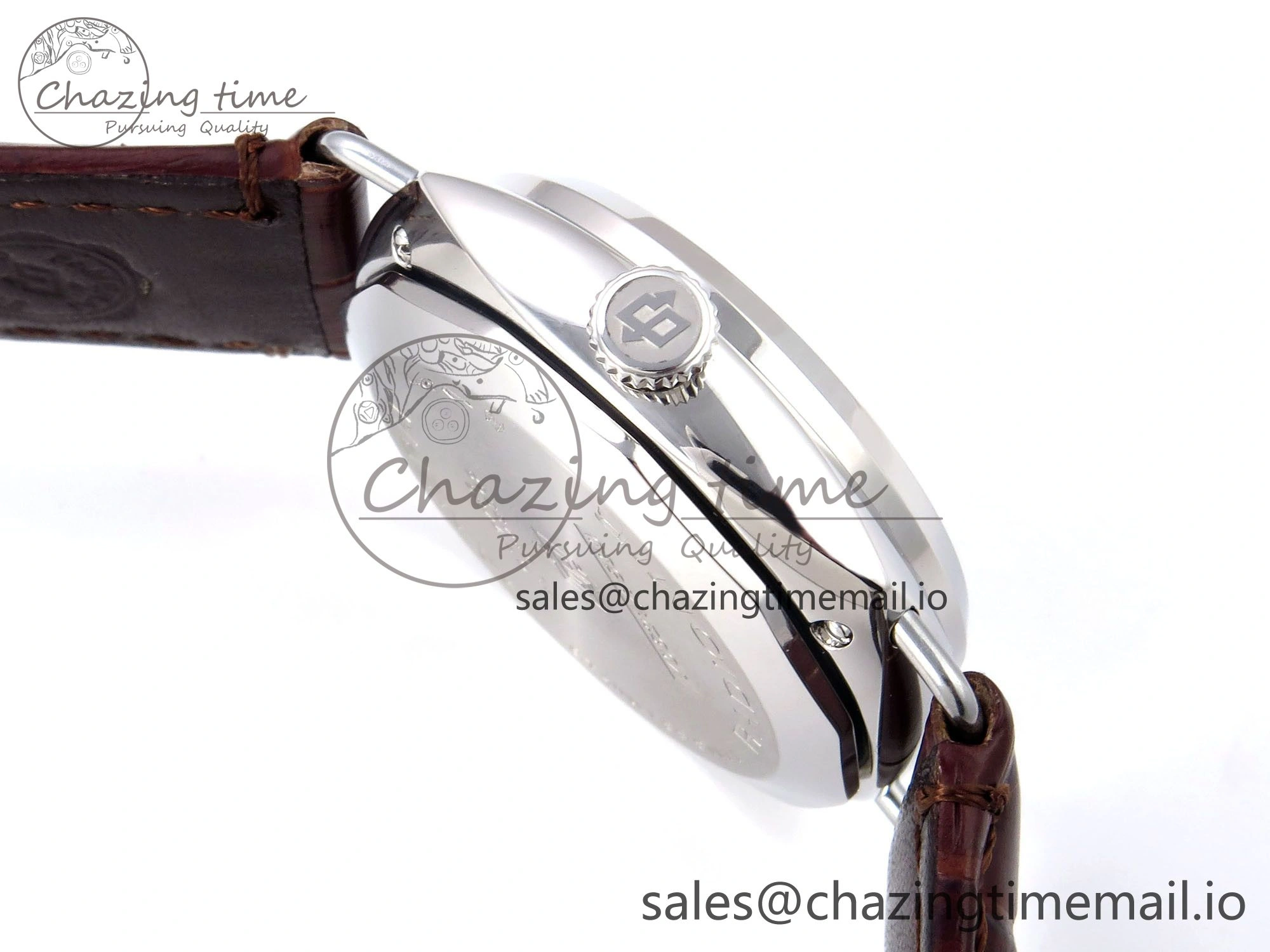 Fashionable PAM1386 Y Radiomir TTF 1:1 Best Edition Green Dial on Brown Leather Strap P 8320