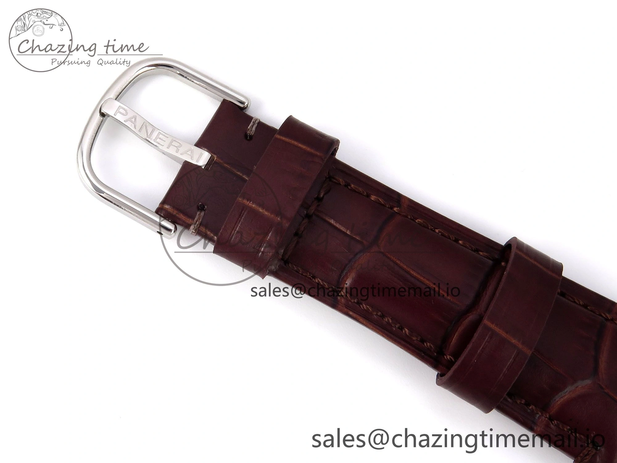 Fashionable PAM1386 Y Radiomir TTF 1:1 Best Edition Green Dial on Brown Leather Strap P 8320