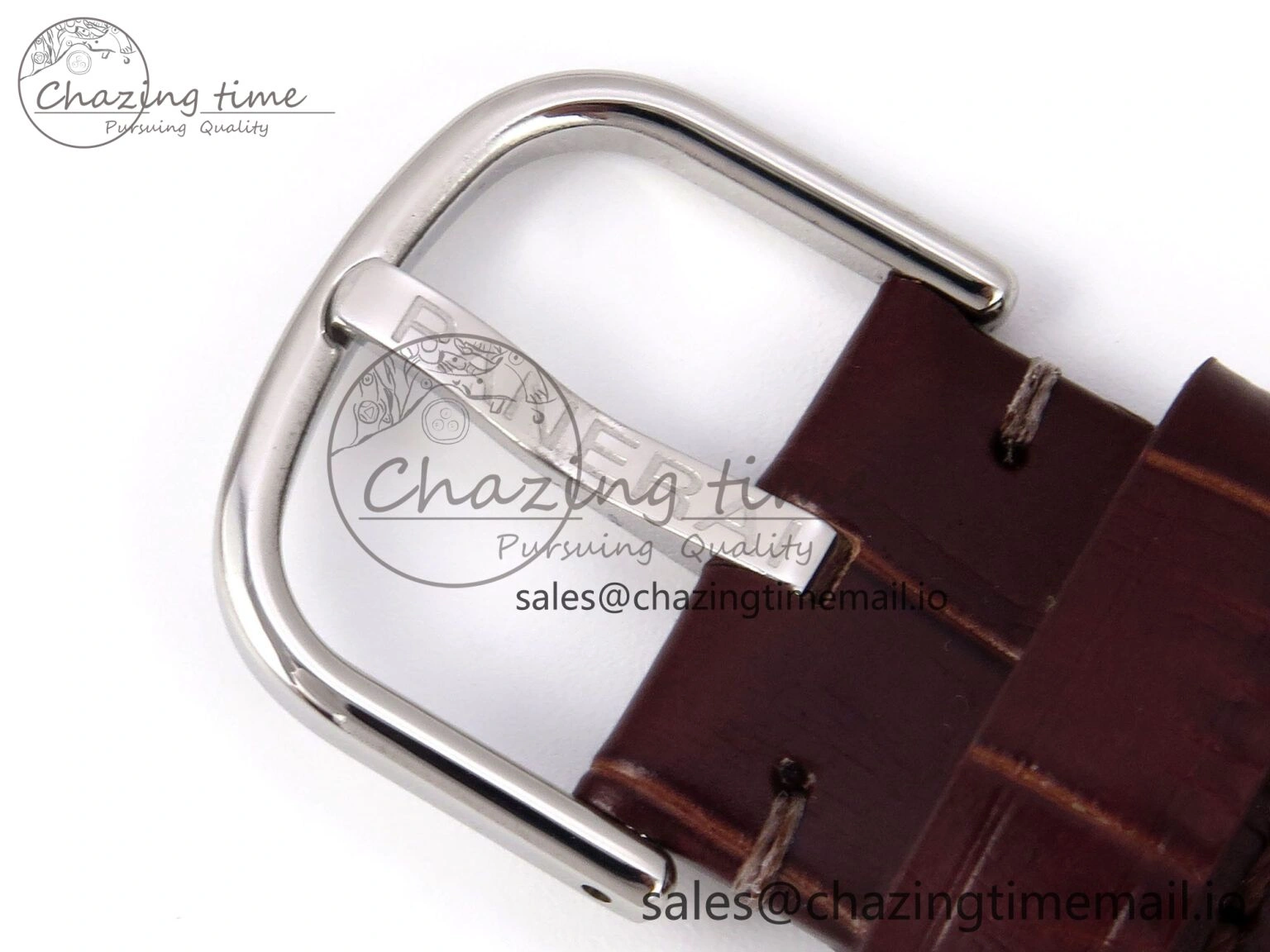 Fashionable PAM1386 Y Radiomir TTF 1:1 Best Edition Green Dial on Brown Leather Strap P 8320