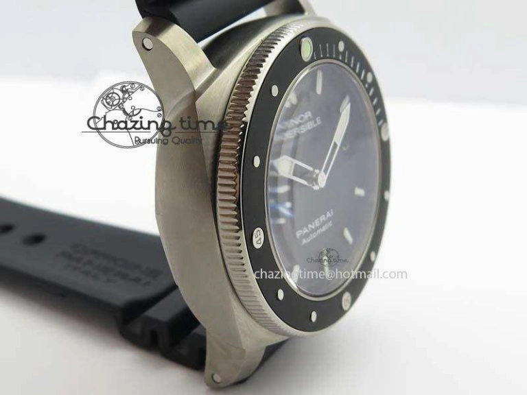 Trendsetting PAM1389 Q SF Best Edition on Black Dial On Black Rubber Strap P9010 Clone 8466