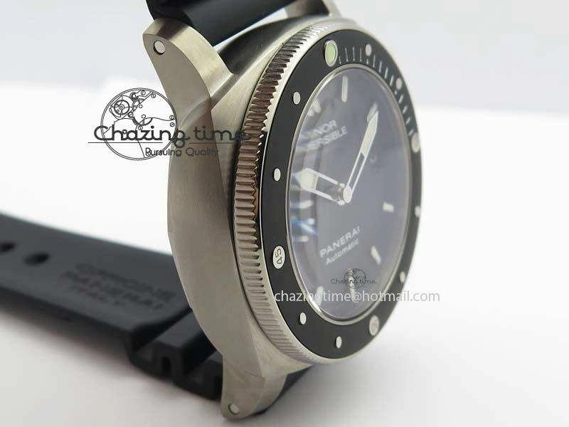 Trendsetting PAM1389 Q SF Best Edition on Black Dial On Black Rubber Strap P9010 Clone 8466