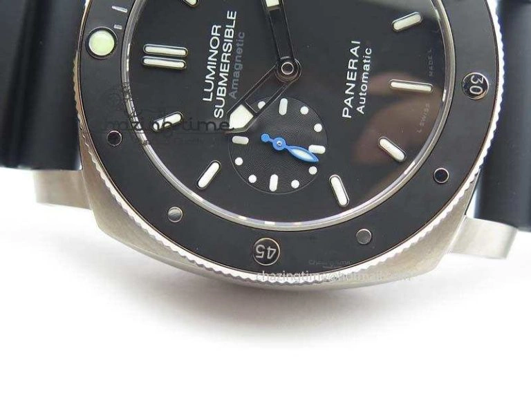 Trendsetting PAM1389 Q SF Best Edition on Black Dial On Black Rubber Strap P9010 Clone 8466