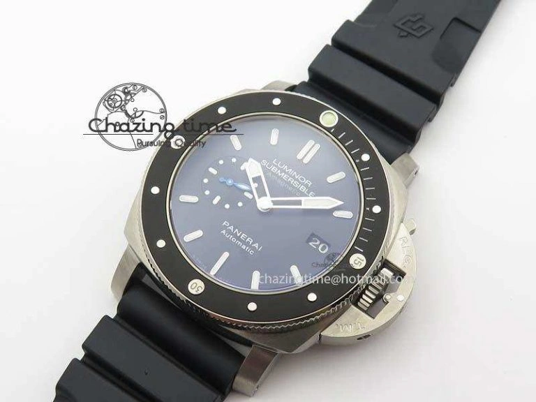 Trendsetting PAM1389 Q SF Best Edition on Black Dial On Black Rubber Strap P9010 Clone 8466