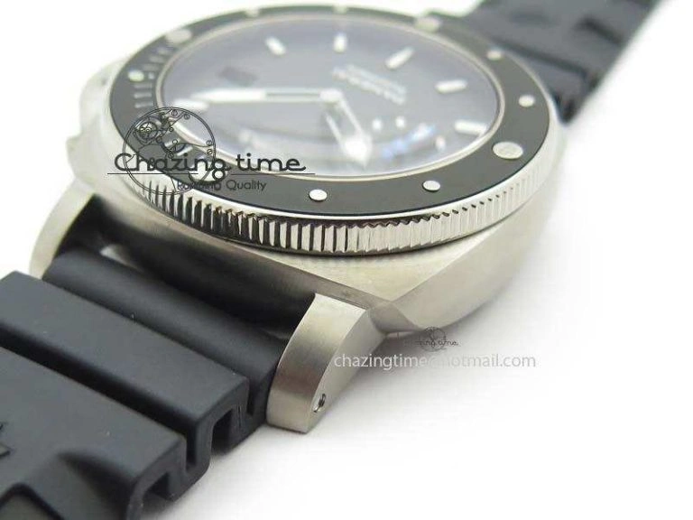 Trendsetting PAM1389 Q SF Best Edition on Black Dial On Black Rubber Strap P9010 Clone 8466