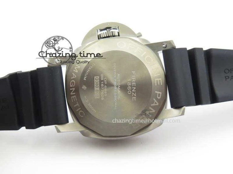 Trendsetting PAM1389 Q SF Best Edition on Black Dial On Black Rubber Strap P9010 Clone 8466