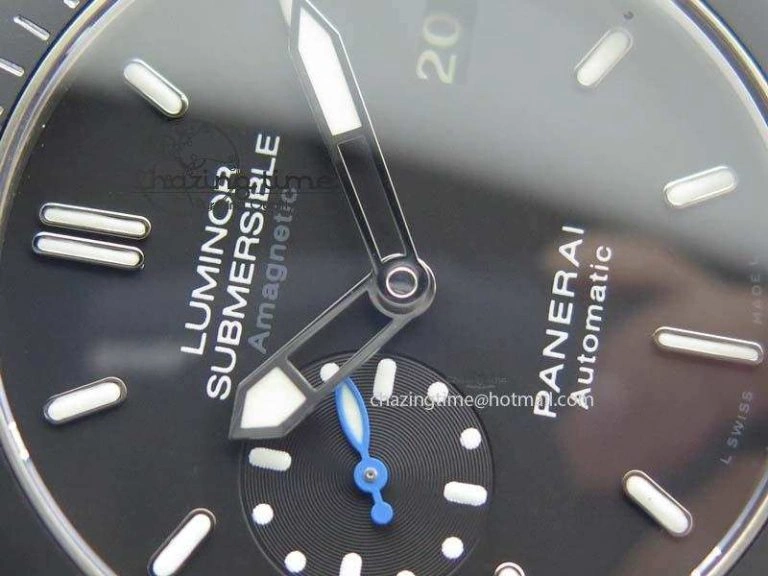 Trendsetting PAM1389 Q SF Best Edition on Black Dial On Black Rubber Strap P9010 Clone 8466