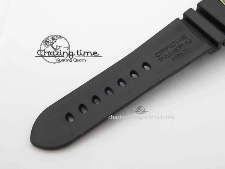 PAM1389 Titanium Lite XF Best Edition Black Dial On Black Rubber Strap P. Durable 8451