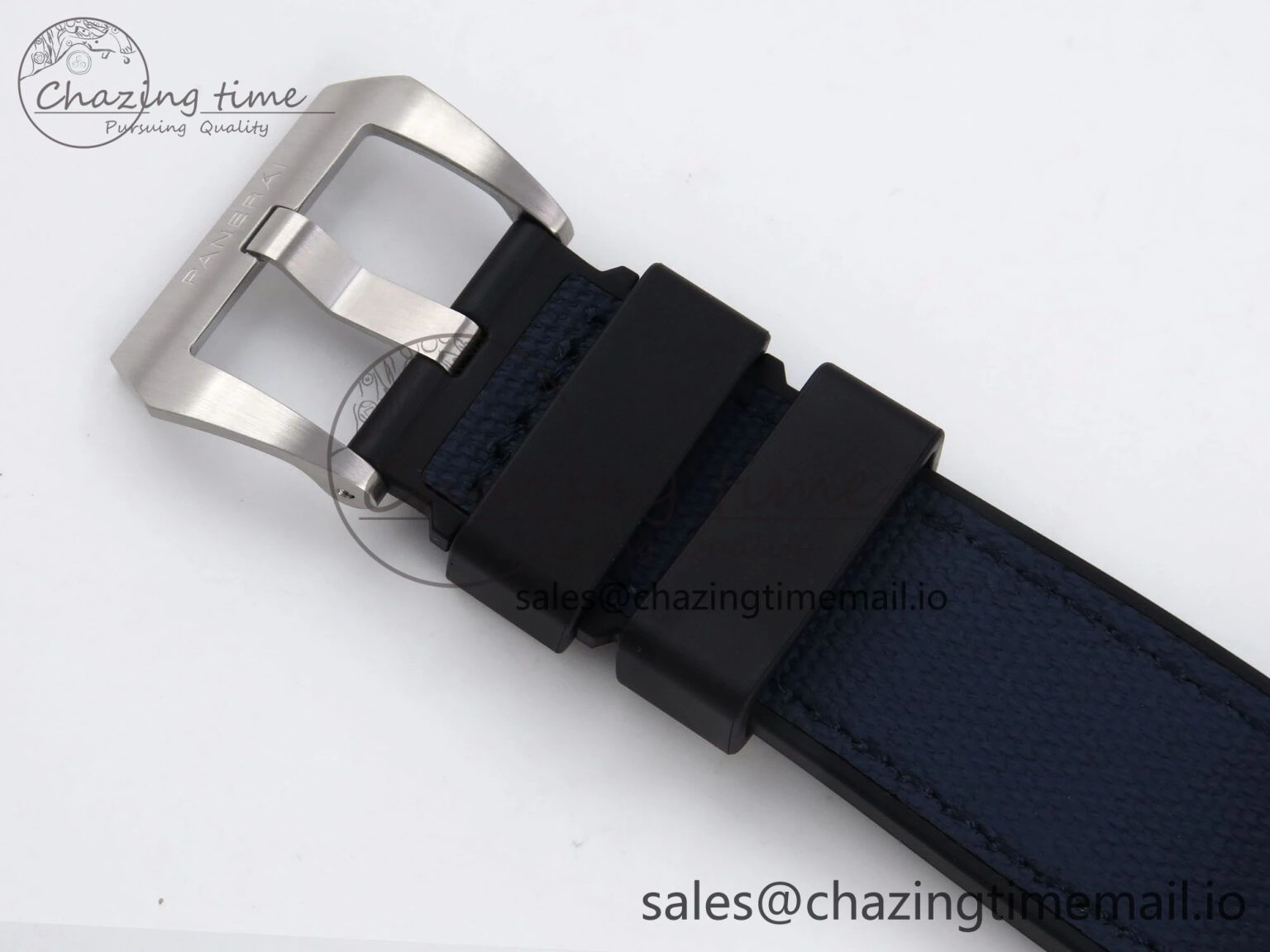 Trendsetting PAM1391 Luna Rossa Submersible VSF 1:1 Best Edition on Blue Fabric Strap P 8304