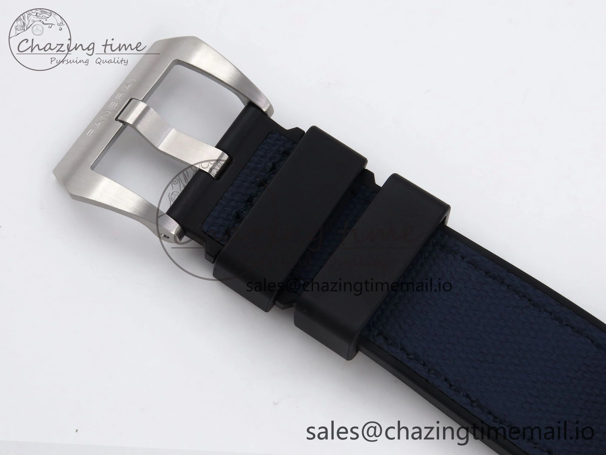 Trendsetting PAM1391 Luna Rossa Submersible VSF 1:1 Best Edition on Blue Fabric Strap P 8304