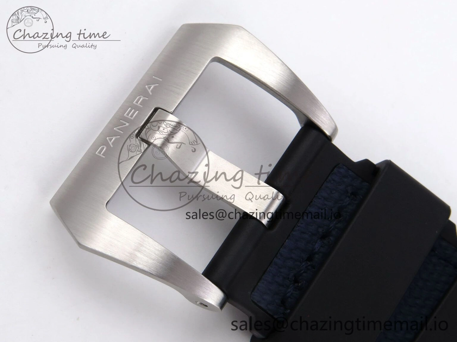 Trendsetting PAM1391 Luna Rossa Submersible VSF 1:1 Best Edition on Blue Fabric Strap P 8304