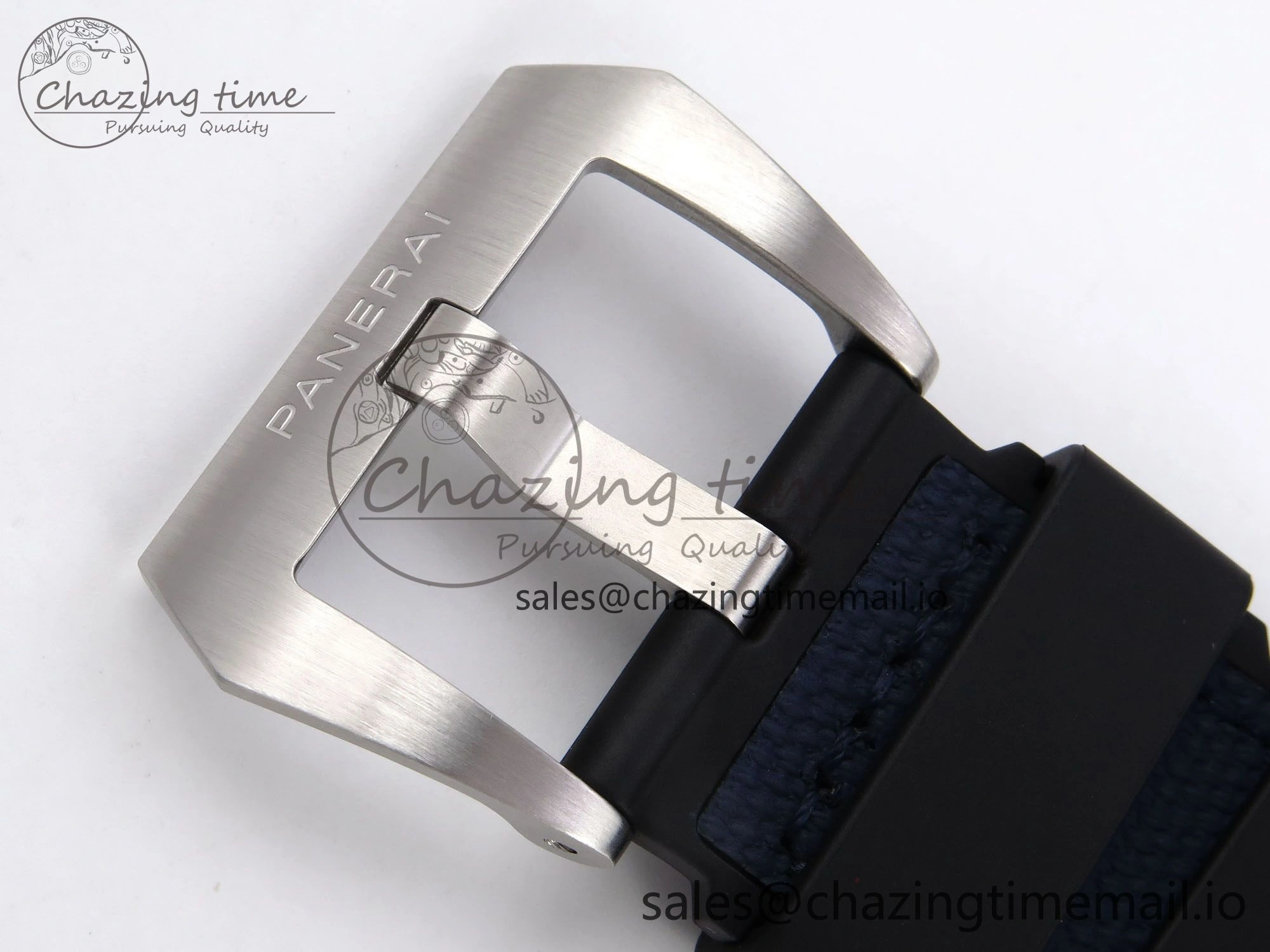 Trendsetting PAM1391 Luna Rossa Submersible VSF 1:1 Best Edition on Blue Fabric Strap P 8304