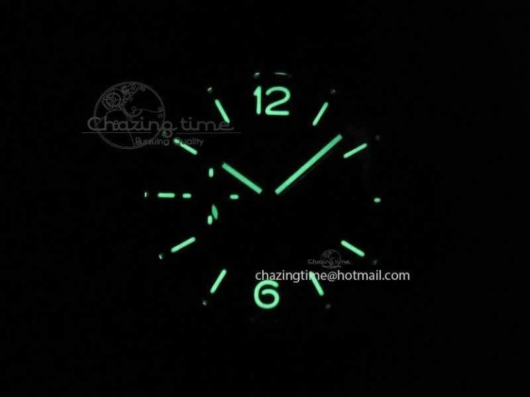 Contemporary PAM1392 S ZF 1:1 Best Edition Black Dial On Black Leather Strap P 8456