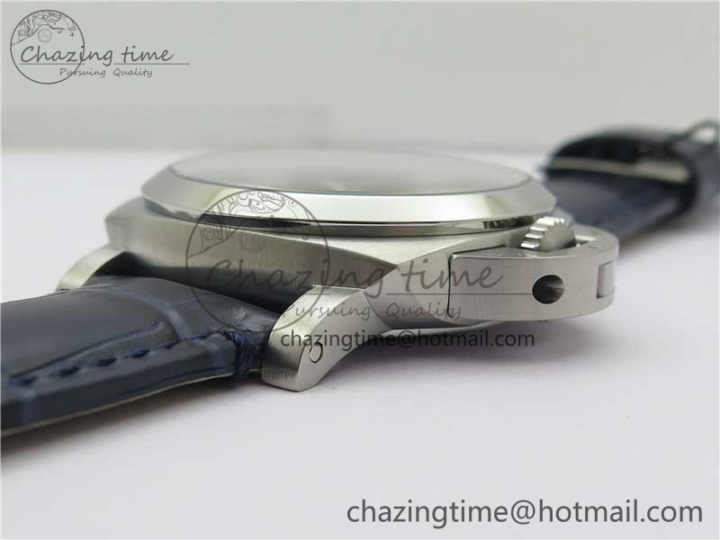 PAM1393 VSF 1:1 Best Edition Blue Dial on Leather Strap P.9010 Clone ModernLook 8377