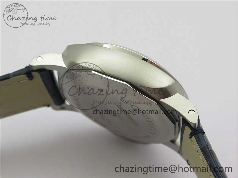 PAM1393 VSF 1:1 Best Edition Blue Dial on Leather Strap P.9010 Clone ModernLook 8377