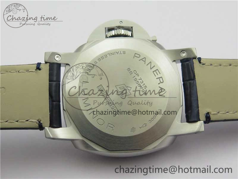 PAM1393 VSF 1:1 Best Edition Blue Dial on Leather Strap P.9010 Clone ModernLook 8377