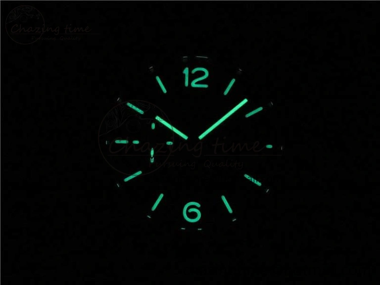 PAM1393 VSF 1:1 Best Edition Blue Dial on Leather Strap P.9010 Clone ModernLook 8377