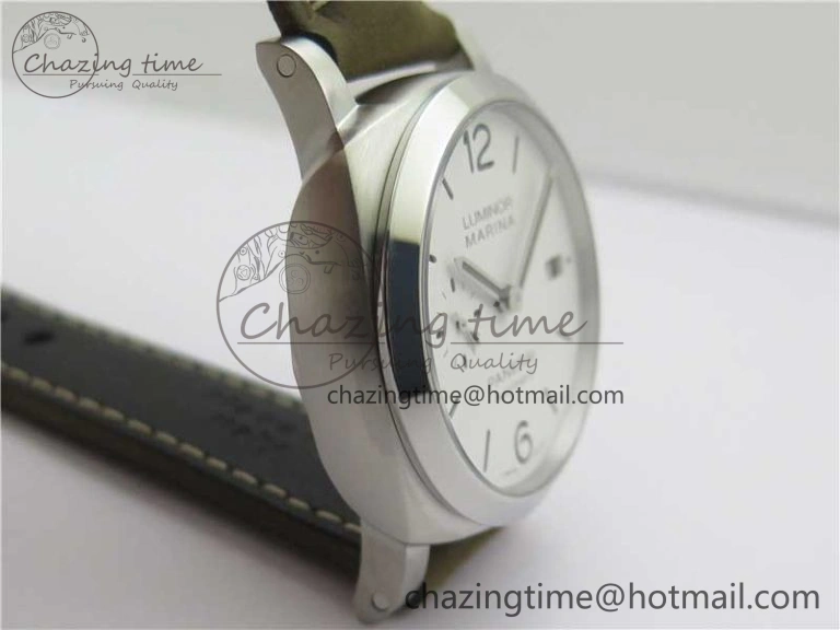 Elegant PAM1394 VSF 1:1 Best Edition White Dial on Brown Asso Strap P.9010 Clone 8378