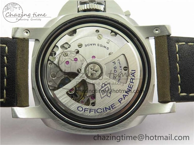 Elegant PAM1394 VSF 1:1 Best Edition White Dial on Brown Asso Strap P.9010 Clone 8378