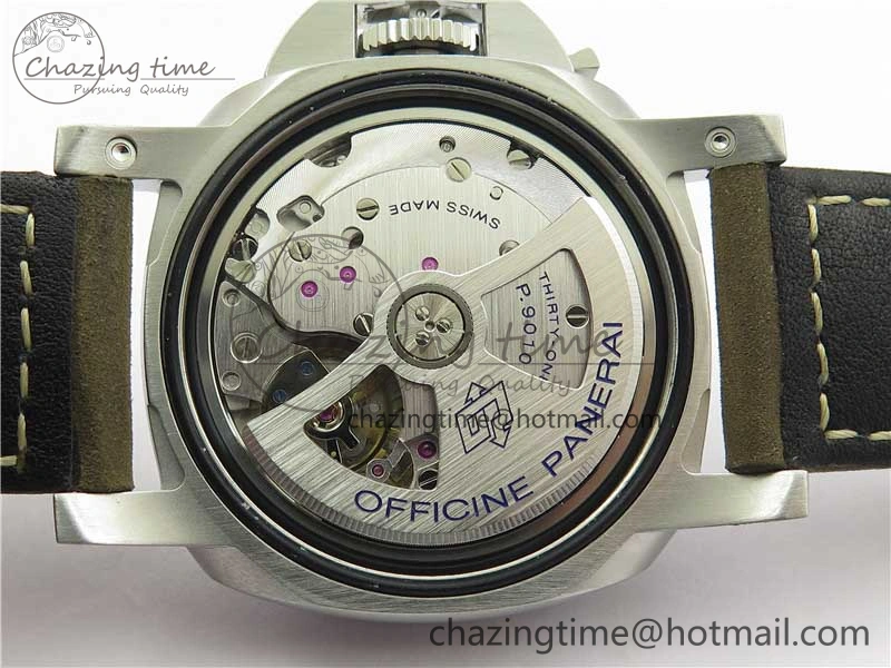 Elegant PAM1394 VSF 1:1 Best Edition White Dial on Brown Asso Strap P.9010 Clone 8378