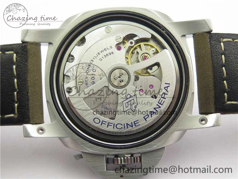 Elegant PAM1394 VSF 1:1 Best Edition White Dial on Brown Asso Strap P.9010 Clone 8378