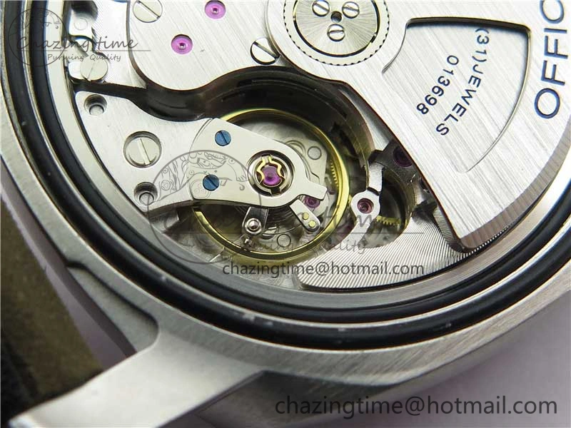 Elegant PAM1394 VSF 1:1 Best Edition White Dial on Brown Asso Strap P.9010 Clone 8378