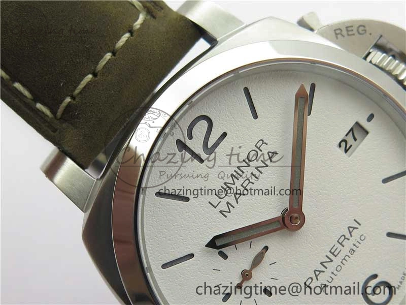 Elegant PAM1394 VSF 1:1 Best Edition White Dial on Brown Asso Strap P.9010 Clone 8378