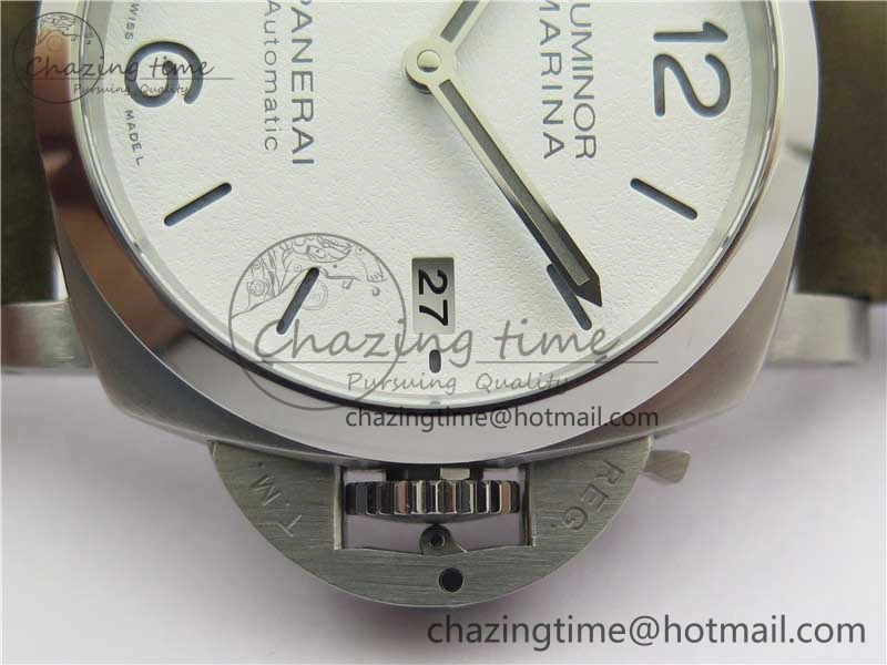 Elegant PAM1394 VSF 1:1 Best Edition White Dial on Brown Asso Strap P.9010 Clone 8378