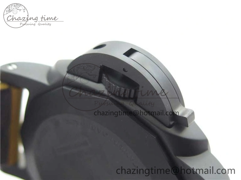 OdorResistant PAM1441 U VSF 1:1 Best Edition Black Dial on Brown Asso Strap P.9011 Super Clone 8387