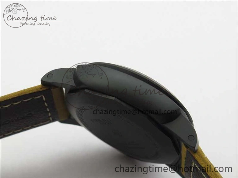 OdorResistant PAM1441 U VSF 1:1 Best Edition Black Dial on Brown Asso Strap P.9011 Super Clone 8387