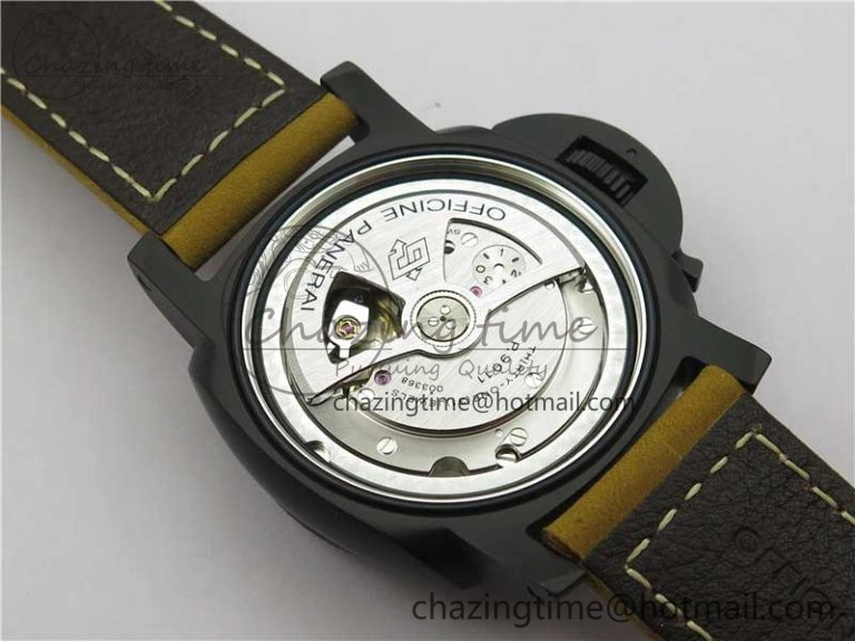 OdorResistant PAM1441 U VSF 1:1 Best Edition Black Dial on Brown Asso Strap P.9011 Super Clone 8387