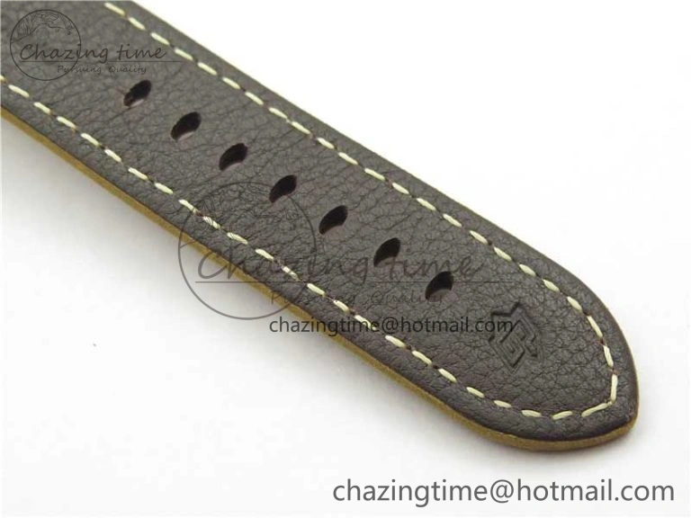 OdorResistant PAM1441 U VSF 1:1 Best Edition Black Dial on Brown Asso Strap P.9011 Super Clone 8387