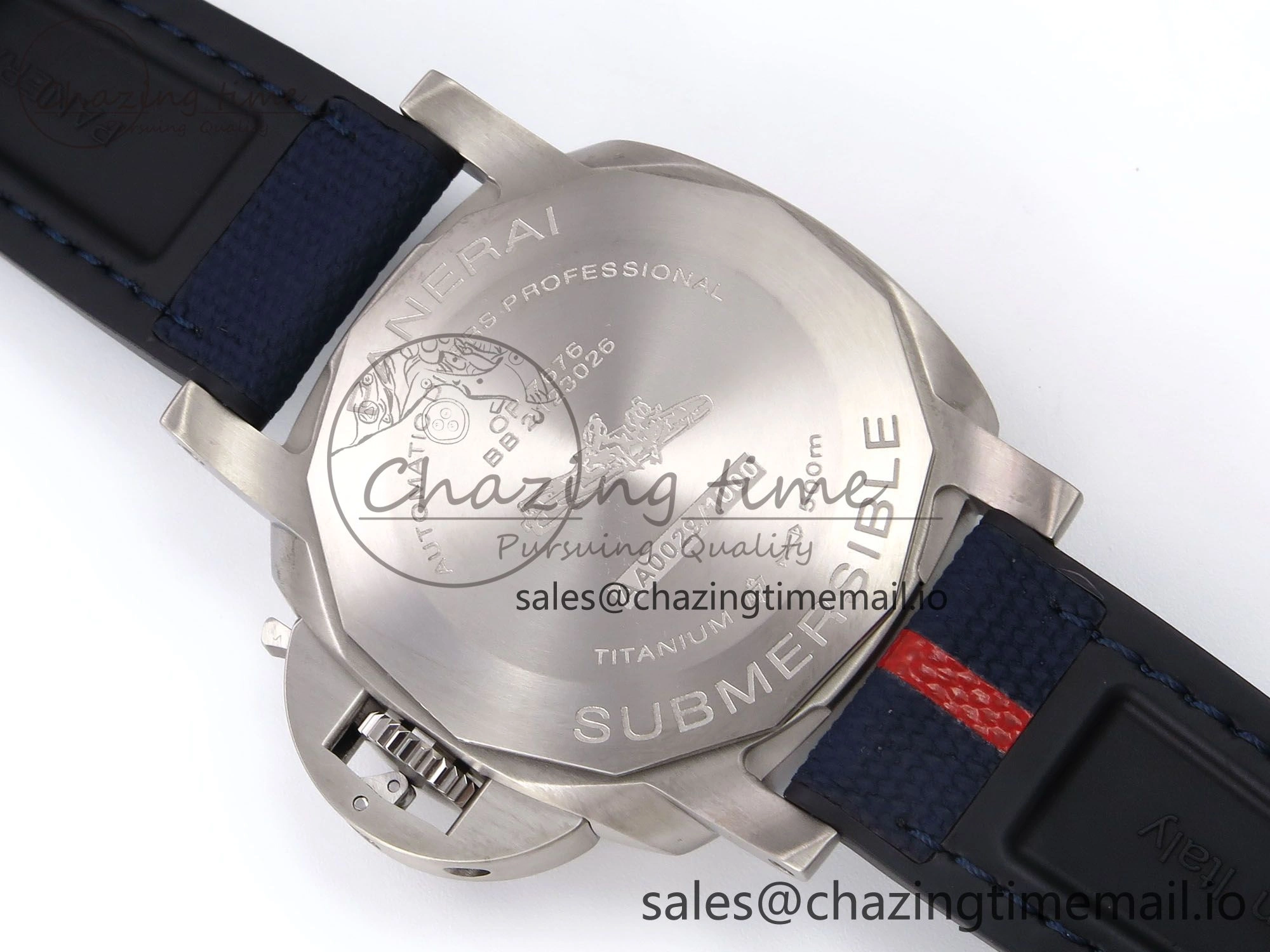 AllSeason PAM1507 Luna Rossa Submersible VSF 1:1 Best Edition on Blue Fabric Strap P 8301