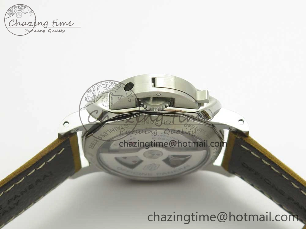 Contemporary PAM1523 Ladies ZF 1:1 Best Edition on Brown Leather Strap ZFP 8424