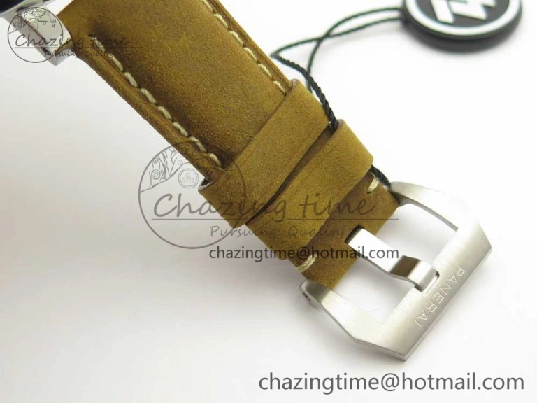 Contemporary PAM1523 Ladies ZF 1:1 Best Edition on Brown Leather Strap ZFP 8424