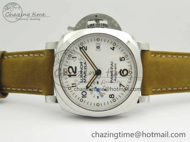 Contemporary PAM1523 Ladies ZF 1:1 Best Edition on Brown Leather Strap ZFP 8424