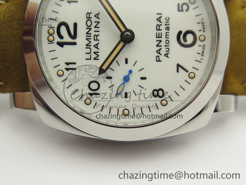 Contemporary PAM1523 Ladies ZF 1:1 Best Edition on Brown Leather Strap ZFP 8424